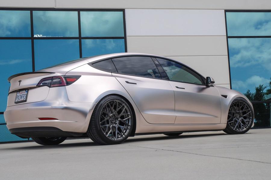 Tesla Model 3 by SD Wrap on ADV.1 Wheels (ADV10.0 M.V2 CS) '2019
